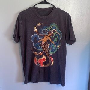 Earthbound mermaid shirt sleeve shirt